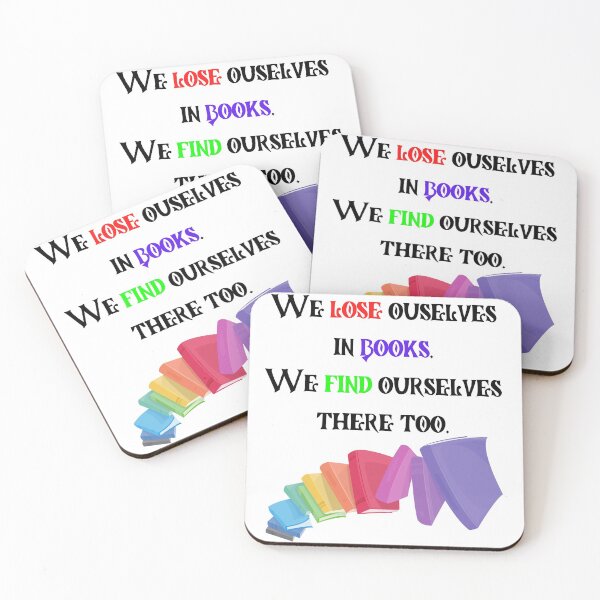 Item preview, We lose ourselves in books Book quotes designed and sold by OneTimeEngineer.