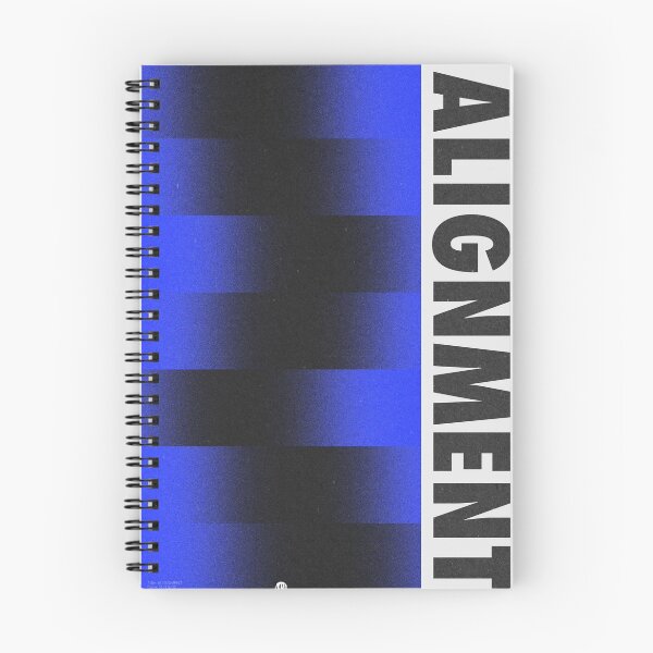 Item preview, ALIGNMENT - Typographic Poster designed and sold by MWillustrate.