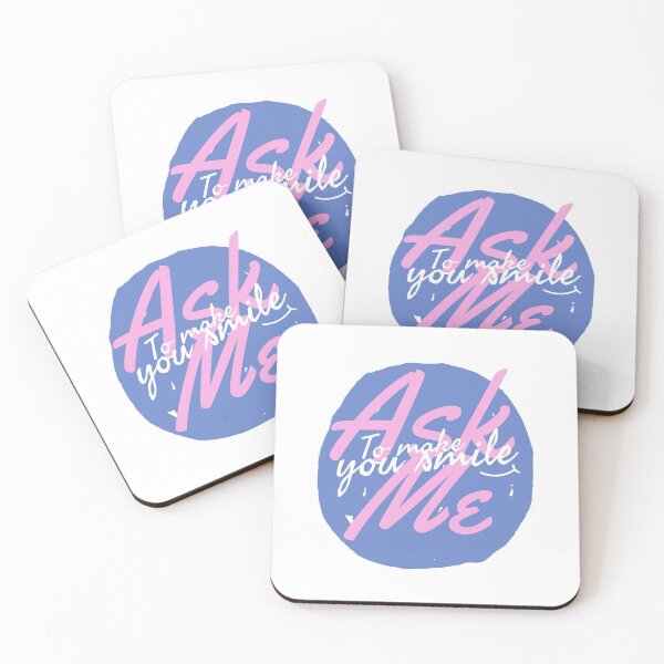 Item preview, Ask me to make you smile happiness minimalist designed and sold by Tropical Blood.