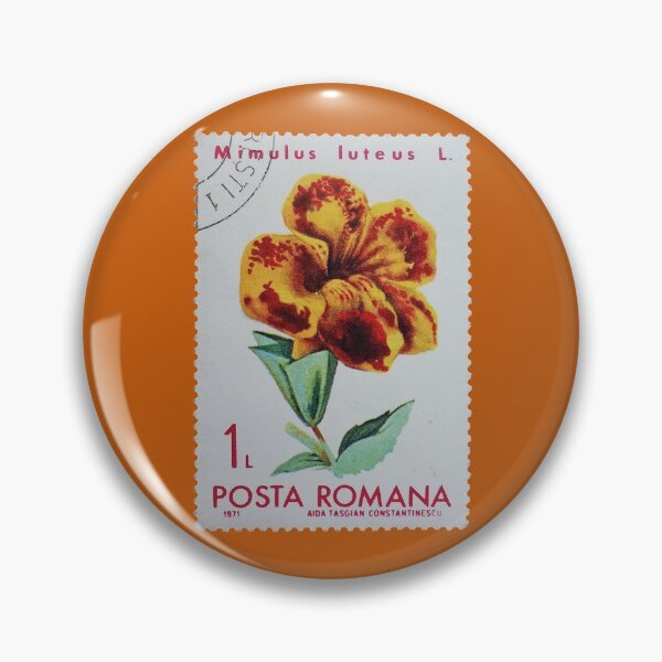 Item preview, Milus Luteus Monkey Flower 1971 Vintage Stamp designed and sold by StampCollection.