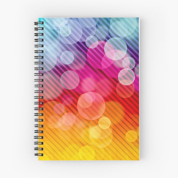 Item preview, Rainbow bokeh with diagonal stripes  designed and sold by Bonheurem.