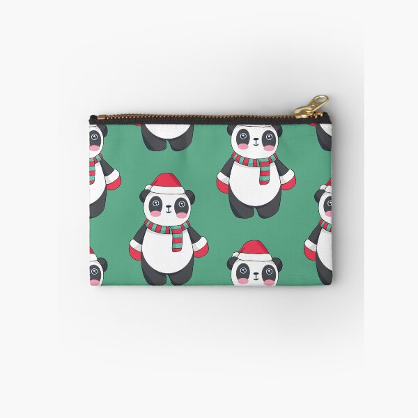 Item preview, Christmas Panda with Santa Hat & Scarf designed and sold by SLAG-Creative.