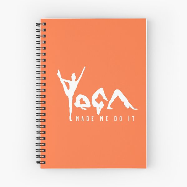 Item preview, Yoga Made Me Do It - Orange designed and sold by VicEllisArt.