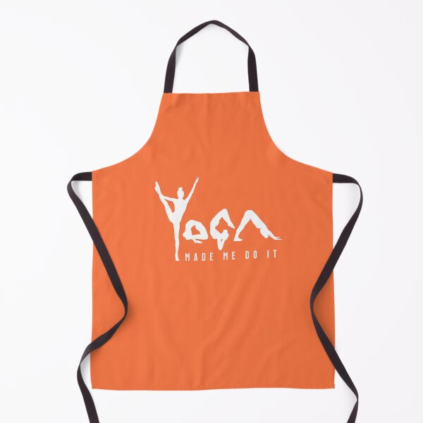 Item preview, Yoga Made Me Do It - Orange designed and sold by VicEllisArt.