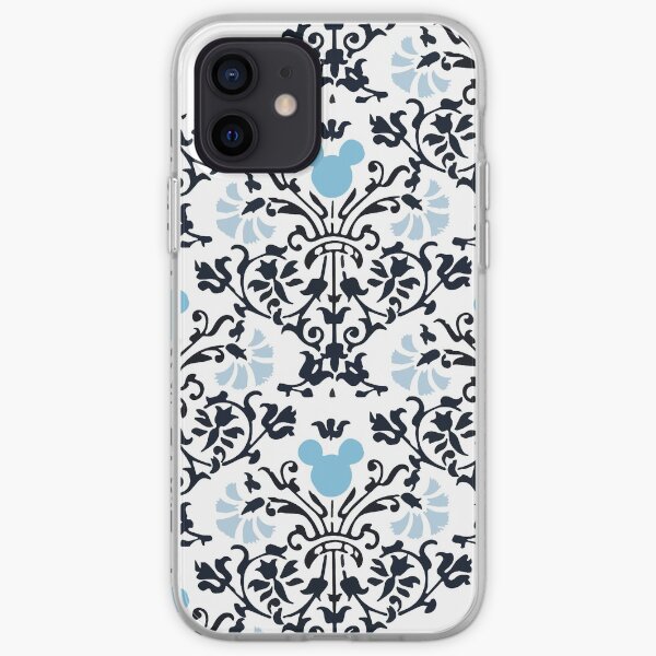 Patrón de personaje oculto índigo Funda blanda para iPhone