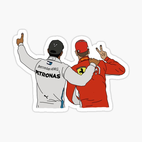 Lewis Hamilton & Sebastian Vettel Sticker