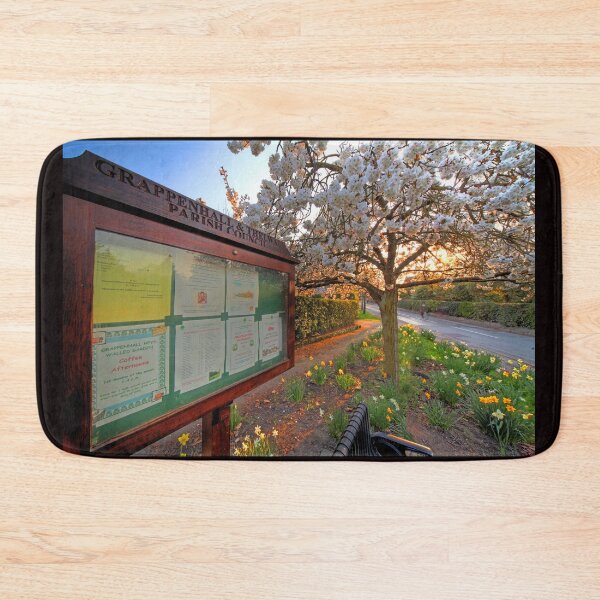 Item preview, Spring blossom in Grappenhall Village, near Warrington, Cheshire designed and sold by Local gifts from HotpixUK .