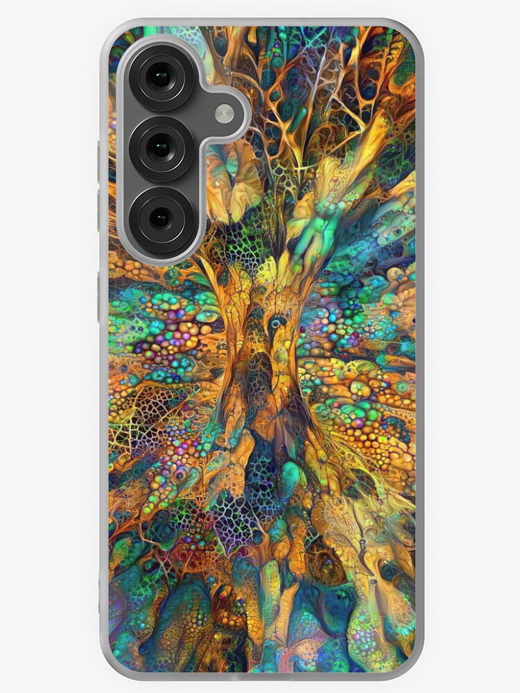 Thumbnail 1 of 4, Samsung Galaxy Phone Case, Deepdream abstraction designed and sold by blackhalt.
