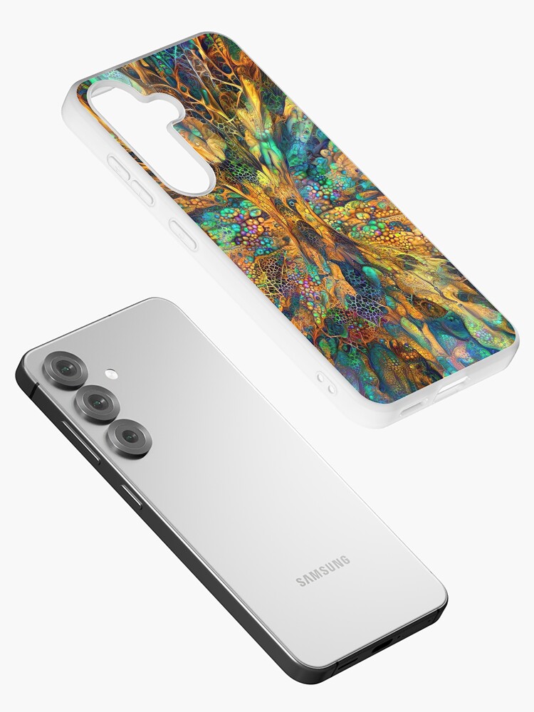 Thumbnail 2 of 4, Samsung Galaxy Phone Case, Deepdream abstraction designed and sold by blackhalt.