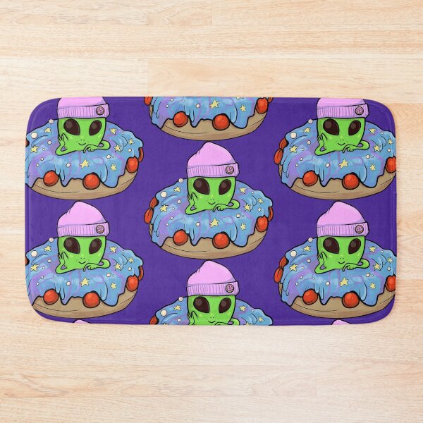 Item preview, Cool Alien Purple Space Donut designed and sold by wyrmskin.