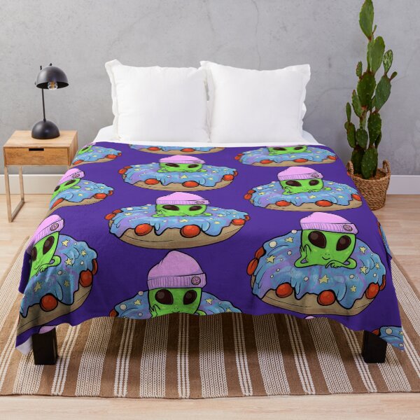 Item preview, Cool Alien Purple Space Donut designed and sold by wyrmskin.