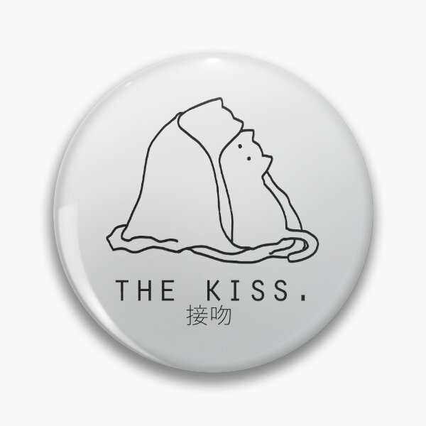 Item preview, "The Kiss" Cats Gustav Klimt Japanese Minimalist/Simple Design designed and sold by Neroaida.