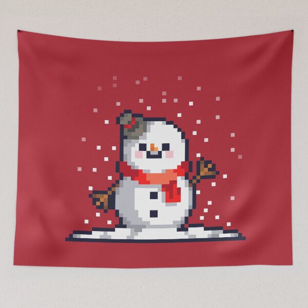 Item preview, Pixel Snow Man designed and sold by chipdesigns.
