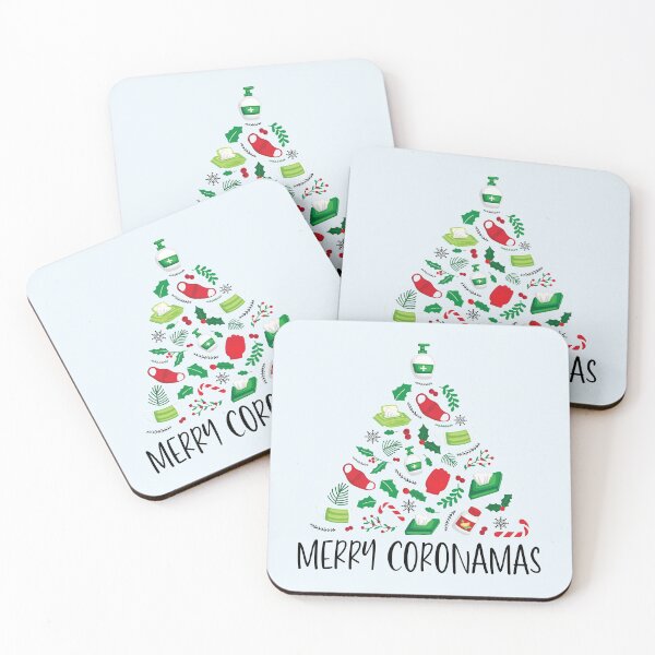 Item preview, Merry Coronamas! (Funny Corona Christmas Tree) designed and sold by HeraAndKosmos.