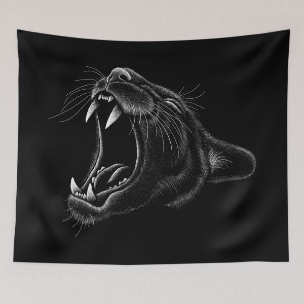 Item preview, Mountain lion illustration designed and sold by kalud-zoldyck.