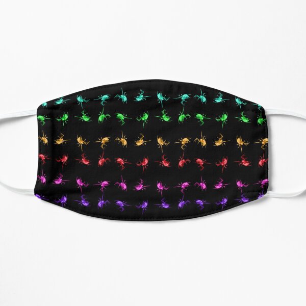 Spider fly lines Flat Mask