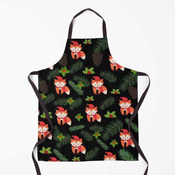 Item preview, Fox Christmas Pattern  designed and sold by HelloLoriDesign.