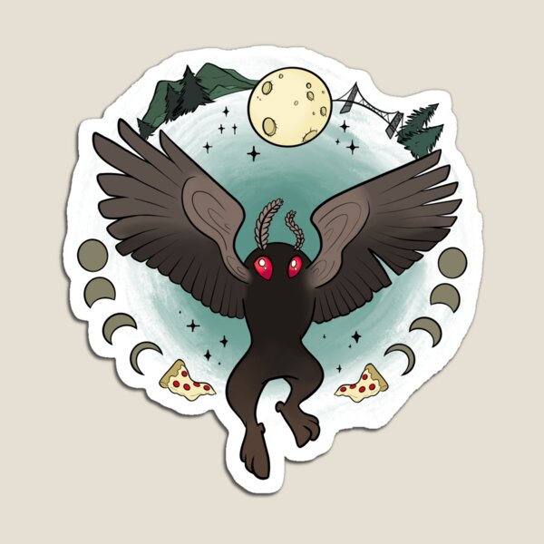 Item preview, Mothman is Magical designed and sold by Kit Fox.