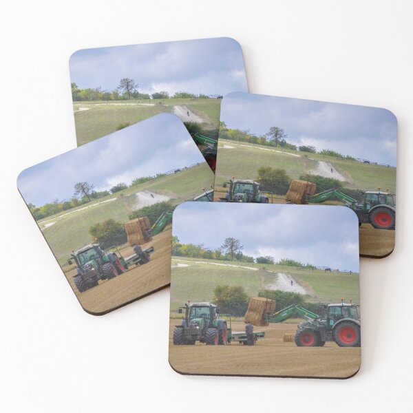 Item preview, 2 Fendt Tractors Loading Straw designed and sold by AgriPhotoUK.