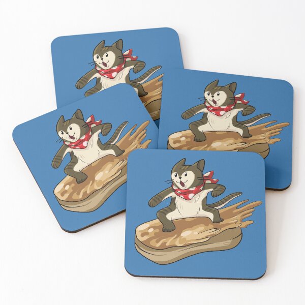 Item preview, Skateboard Donut Éclair Cute Cat designed and sold by wyrmskin.