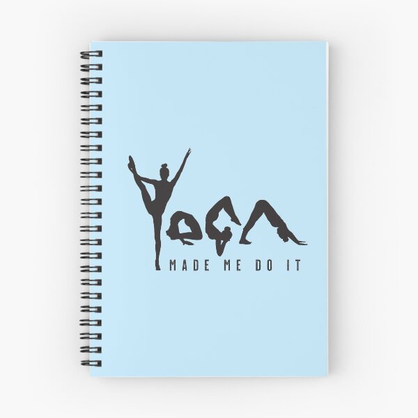 Item preview, Yoga Made Me Do It - Blue designed and sold by VicEllisArt.