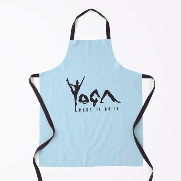Item preview, Yoga Made Me Do It - Blue designed and sold by VicEllisArt.