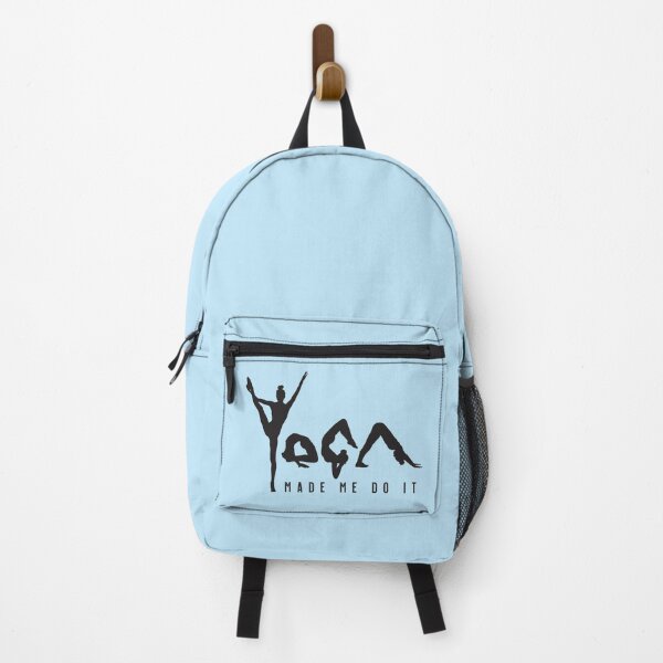 Item preview, Yoga Made Me Do It - Blue designed and sold by VicEllisArt.