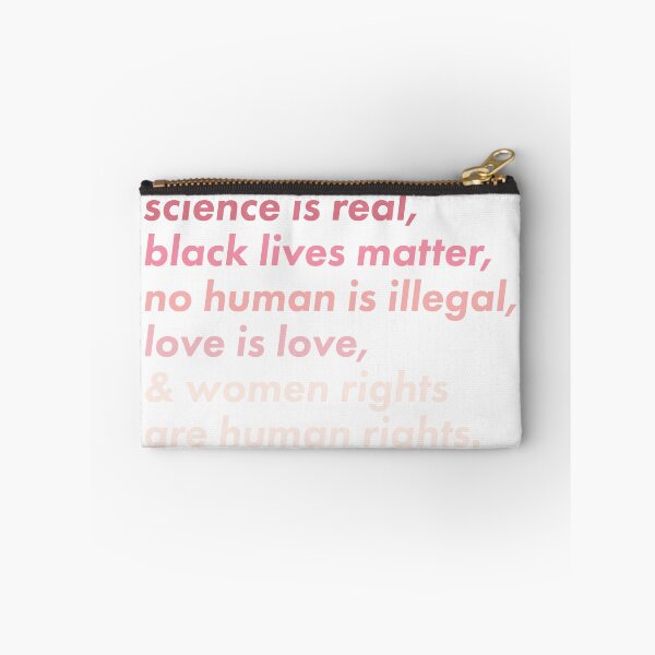 Item preview, Science is real, black lives matter, no human is illegal, love is love, and women rights are human rights designed and sold by HumanNation.