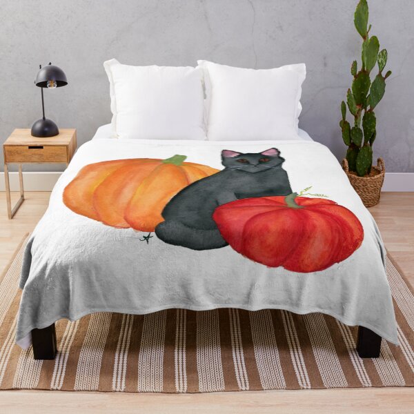 Item preview, Cat and Pumpkins designed and sold by JoyStar's Story.