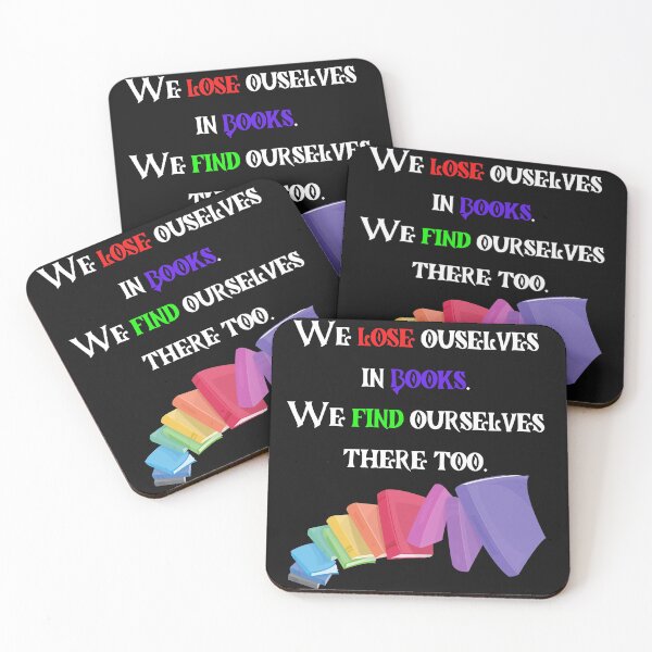 Item preview, We lose ourselves in books Book quotes designed and sold by OneTimeEngineer.