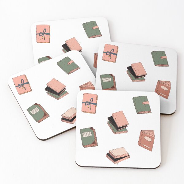 Item preview, Cute Library Books Drawings Black and White designed and sold by A. P..