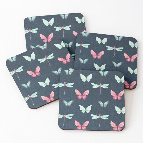 Item preview, Blue jeans background - butterfly - Dragonfly designed and sold by wiwiart.