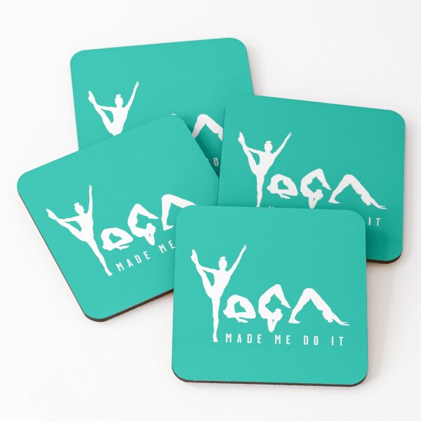 Item preview, Yoga Made Me Do It - Green designed and sold by VicEllisArt.