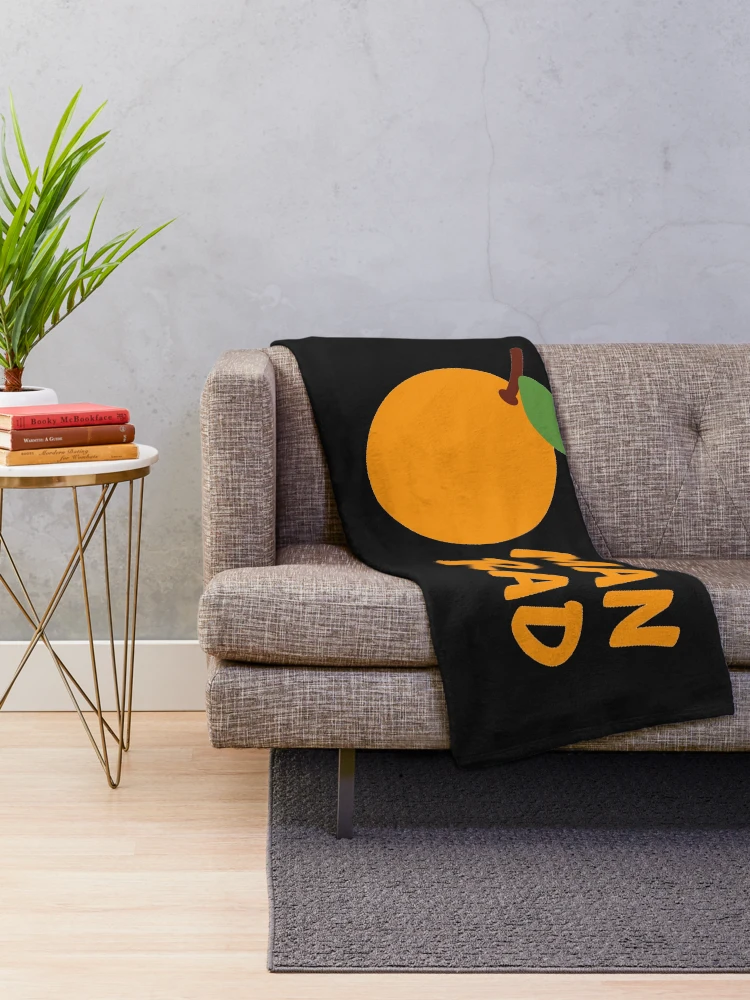 Thumbnail 2 of 6, Throw Blanket, ORANGE MAN RAD designed and sold by RoaaMagic.