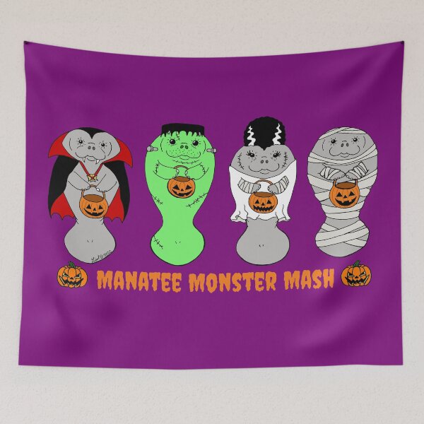 Item preview, Manatee Monster Mash designed and sold by sharkbait83.