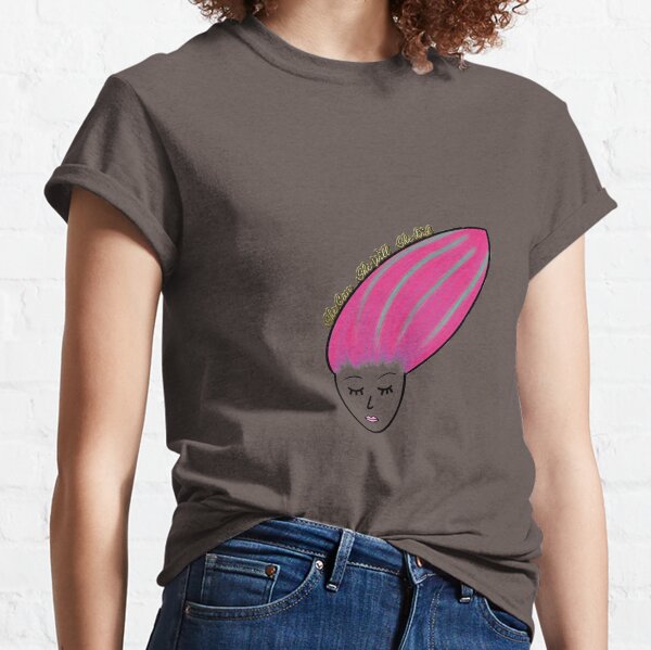 She Can. She Will. She Did. (Pink Hair) Classic T-Shirt