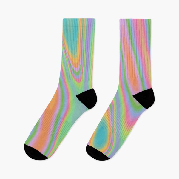 Item preview, Neon Pastel Wild Rainbow Color Psychedelic Pattern designed and sold by patternsoup.