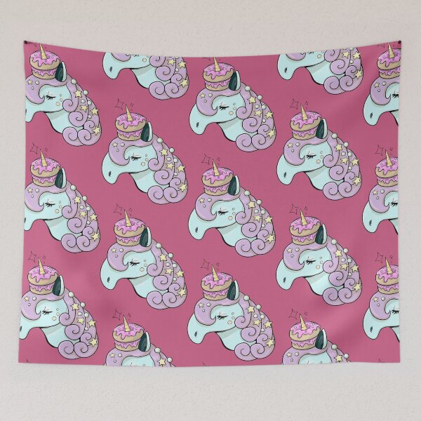 Item preview, Sweet Magical Donut Unicorn Princess designed and sold by wyrmskin.