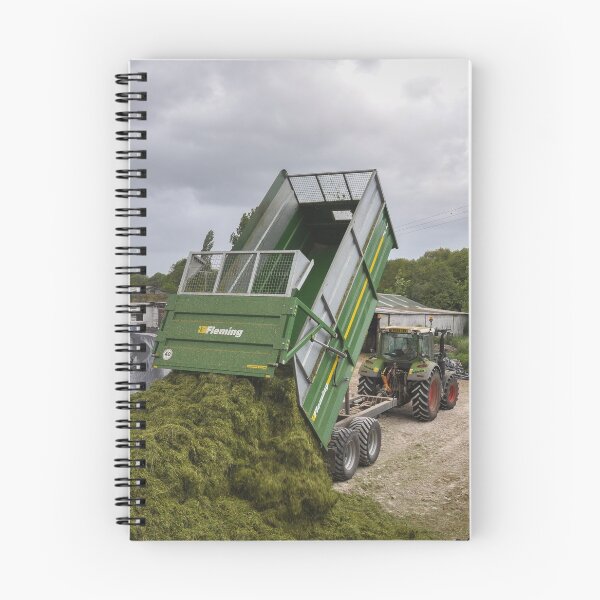 Item preview, Fendt 312 Tipping Silage with Fleming Trailer designed and sold by AgriPhotoUK.
