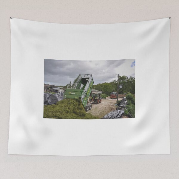 Item preview, Fendt 312 Tipping Silage with Fleming Trailer designed and sold by AgriPhotoUK.
