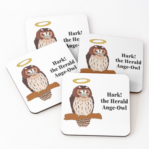 Item preview, Hark! the Herald Ange-owl designed and sold by nolessjess.