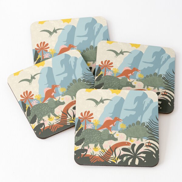 Item preview, Vintage Style Dinosaur Poster designed and sold by Portia Monberg.