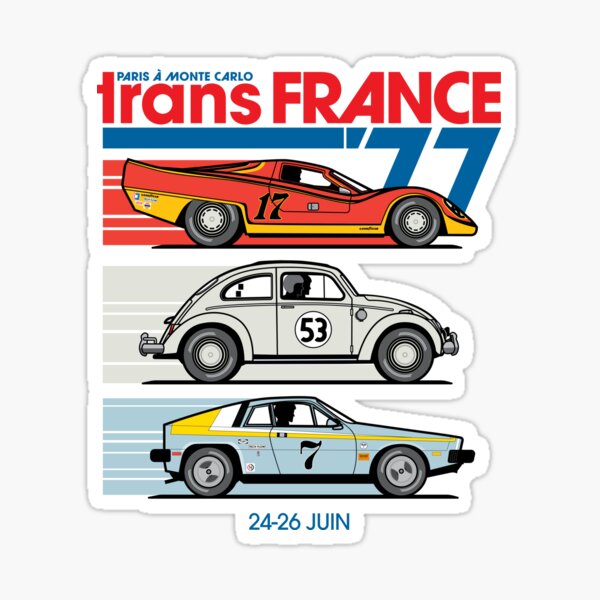 Trans France Trio Sticker