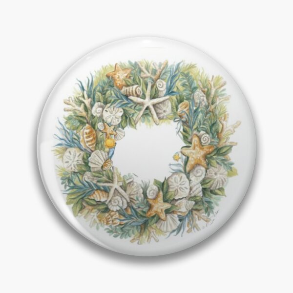 Item preview, Beach Wreath designed and sold by CreativeMeaning.