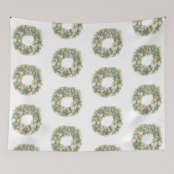 Item preview, Beach Wreath designed and sold by CreativeMeaning.
