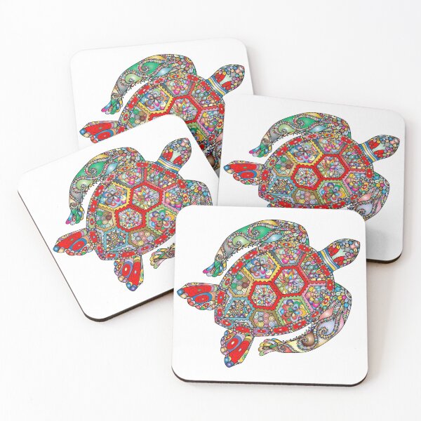 Item preview, Colorful Tribal Ocean Sea Turtle  designed and sold by cimibaka25.