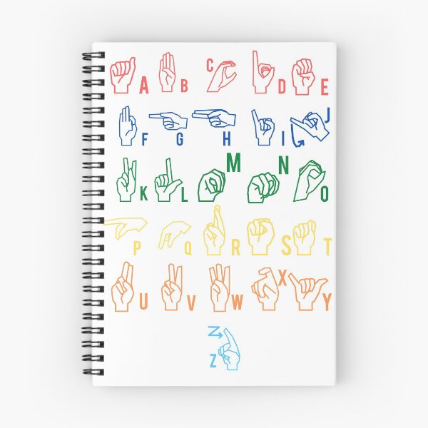 Item preview, Sign Language T-Shirt ASL Teacher Hand Alphabet Learning Tee designed and sold by FASHION-LEAD.