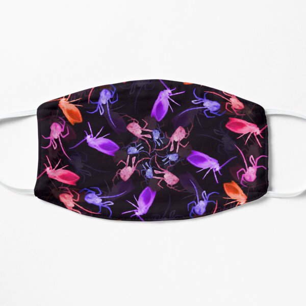 Spider Moth Flower 2 Flat Mask