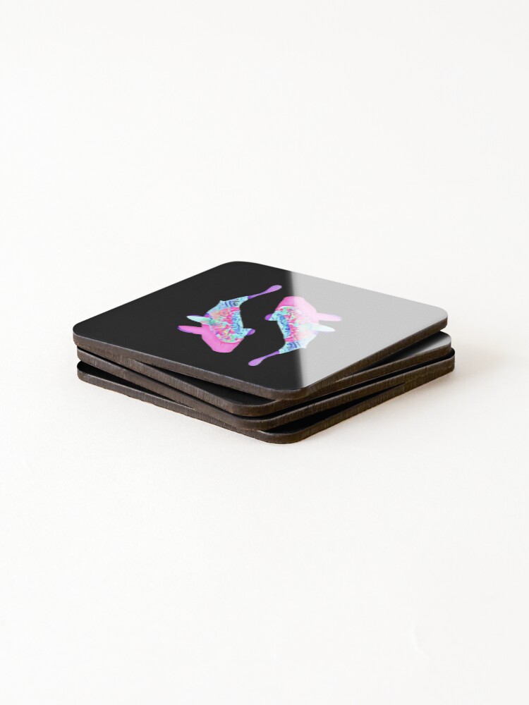 Thumbnail 4 of 5, Coasters (Set of 4), Koi Carp Fish Pair designed and sold by DesignsofNote.