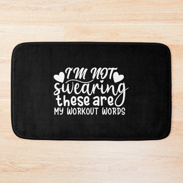 Item preview, I'm Not Swearing These Are My Workout Words Gym Fitness Workout designed and sold by TooFlyDesign.